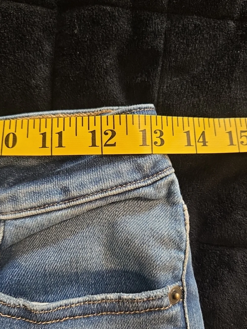 Good American Good Legs Mid-Rise Flare Jeans Indigo1211 Retro Size 6/28 NWT - Picture 11 of 16